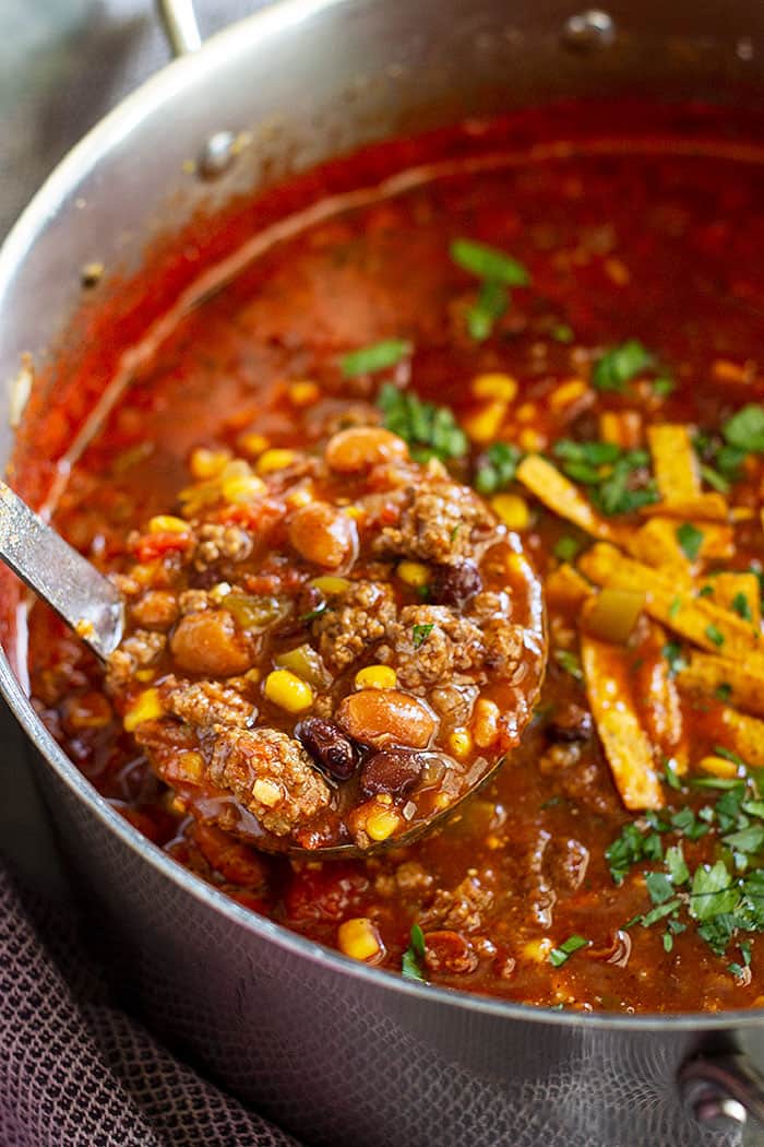 Easy Taco Soup + VIDEO - Countryside Cravings