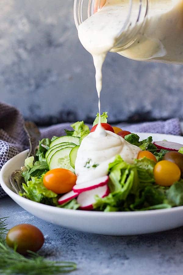 Homemade Buttermilk Ranch Dressing - Countryside Cravings